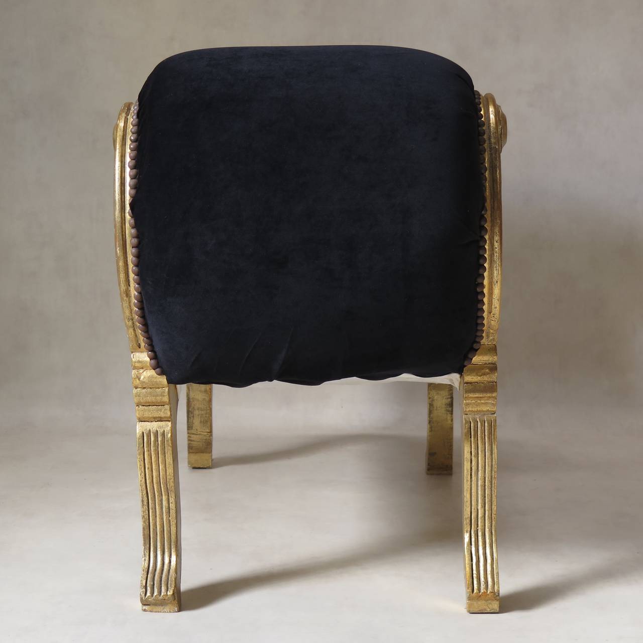 Francese Banquette in stile neoclassico, Francia, anni '50 circa in vendita