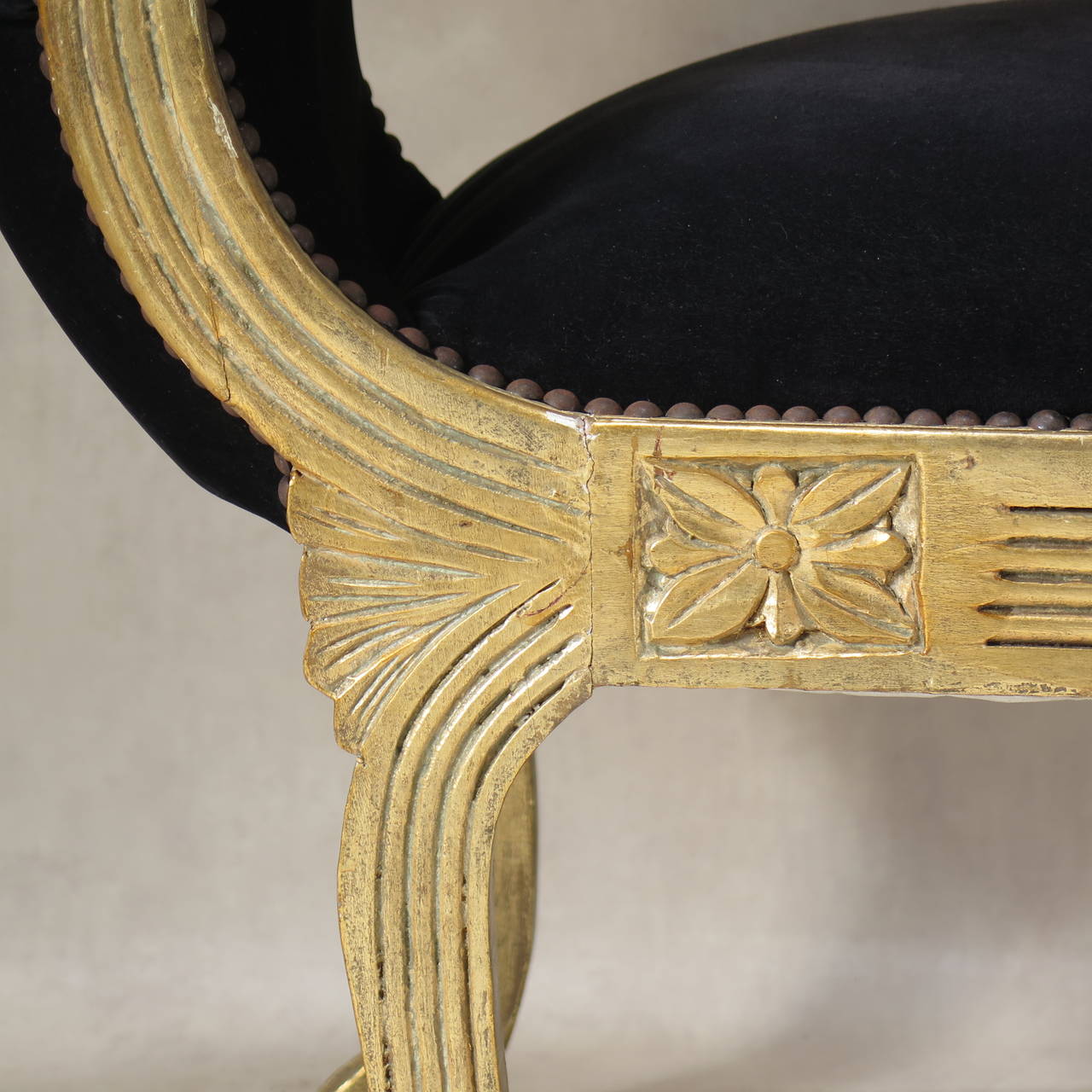 Neoclassical Style Banquette, France, circa 1950s For Sale 1