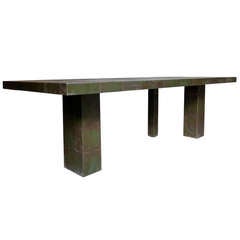 Large Rectangular Metal Table - France, Contemporary