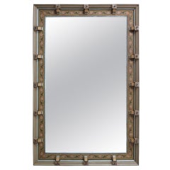 Antique Pairs Very Large Mirror W. Decorated Frame - Italy, Ca. 1900s