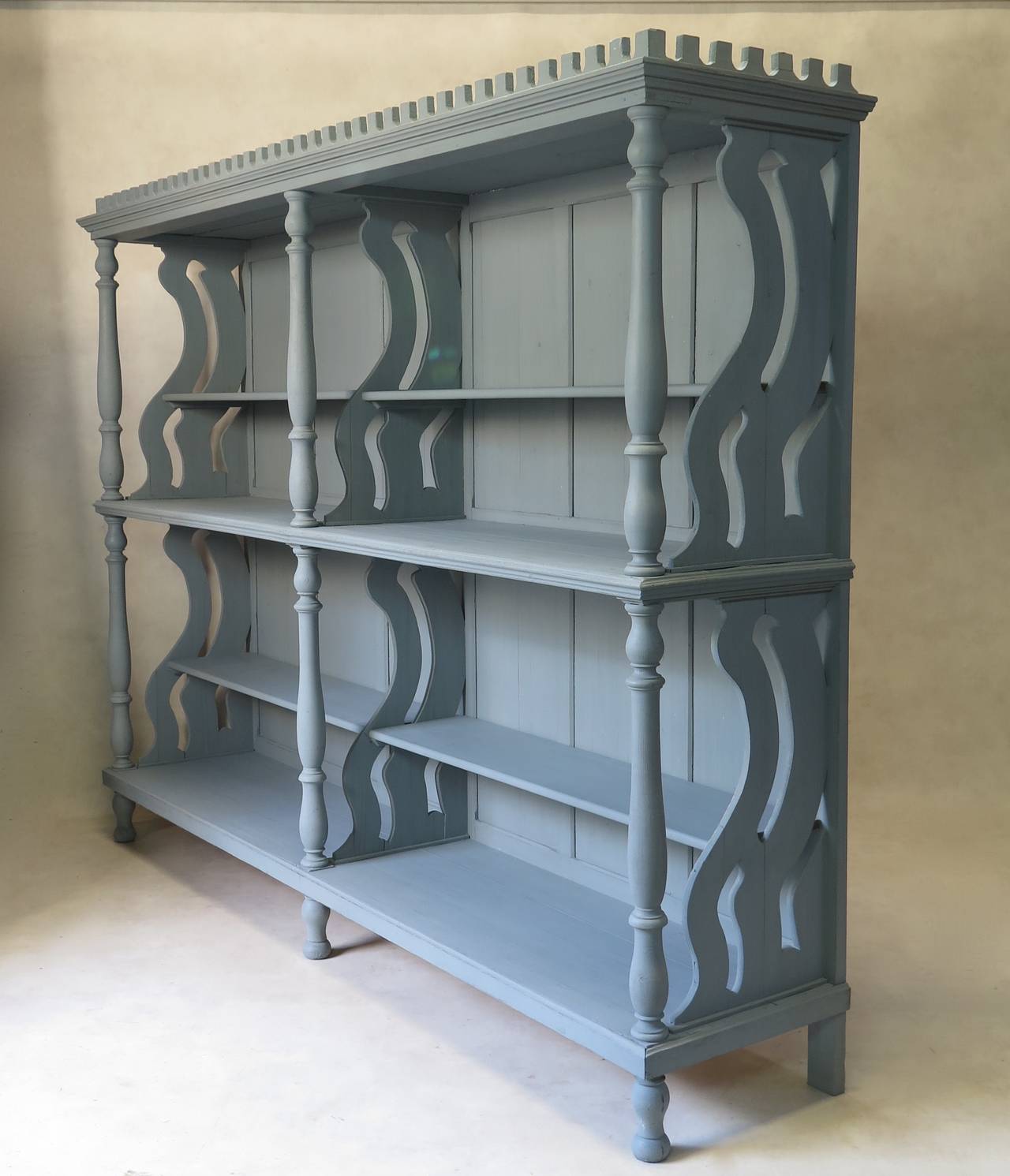 French Elegant Art Nouveau Bookcase, France, Early 1900s