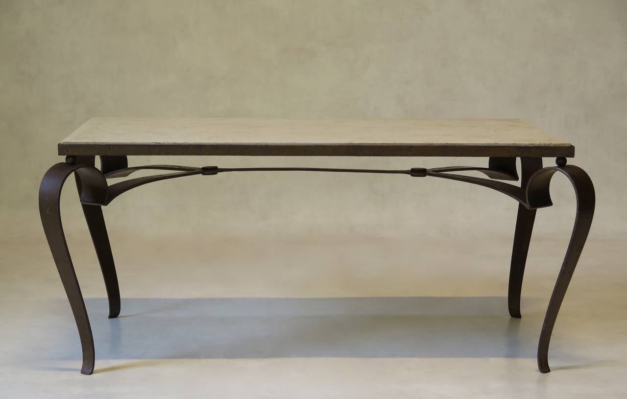 art deco marble coffee table