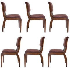 Six Art Deco Chairs - France, ca. 1930s 11