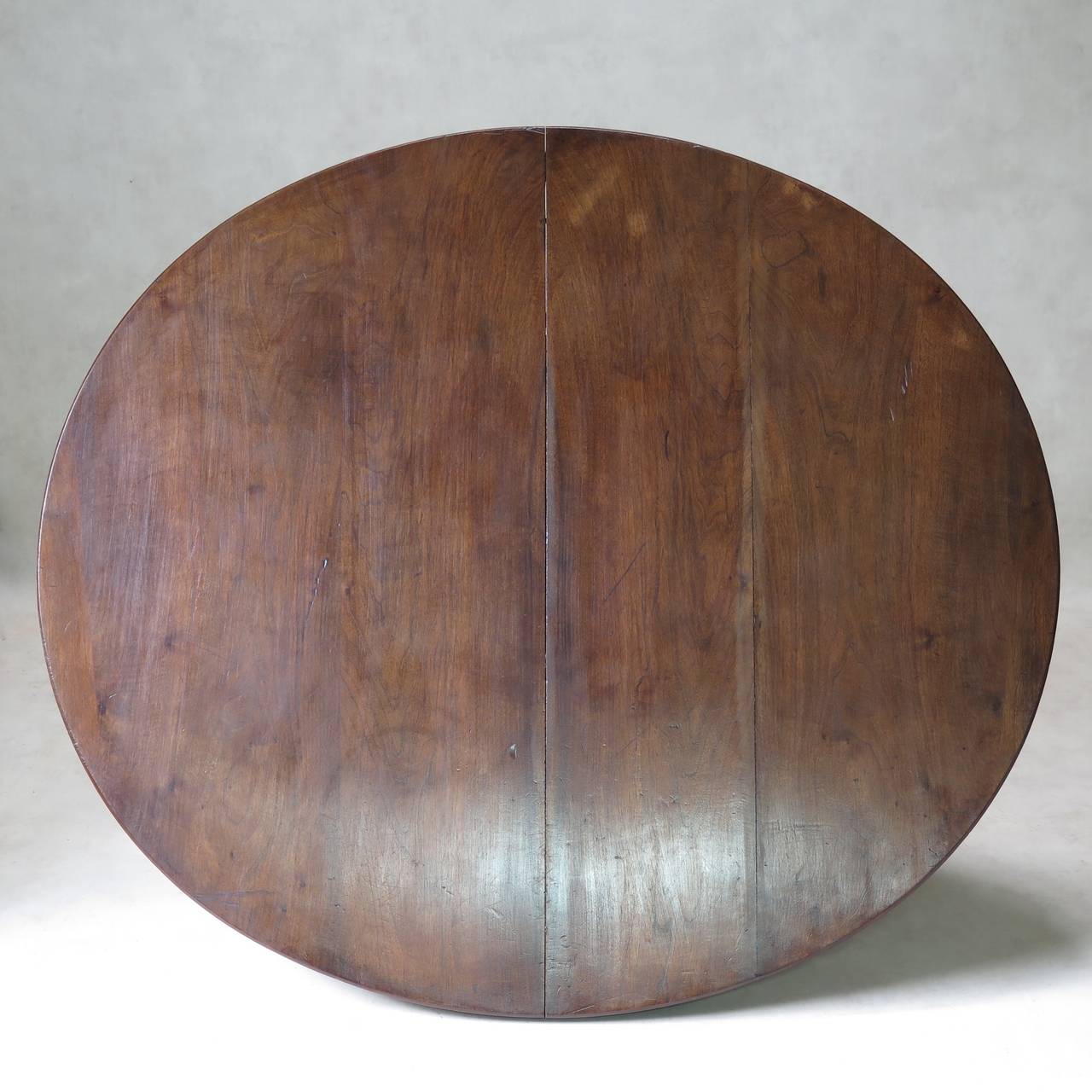 Oval Extending Walnut Dining Table, France, 19th Century 6