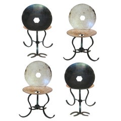 Set of Four Folk Art Chairs 1