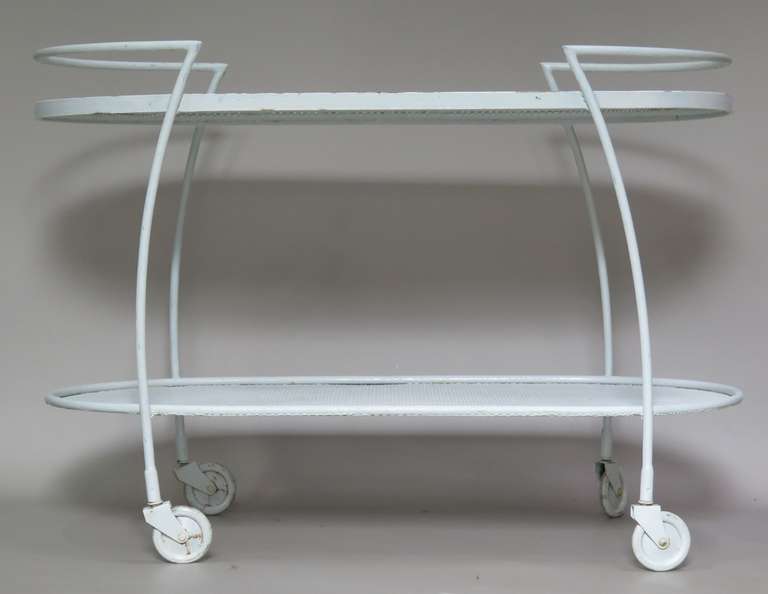 French Wrought Iron Drinks' Trolley - France, 1950s