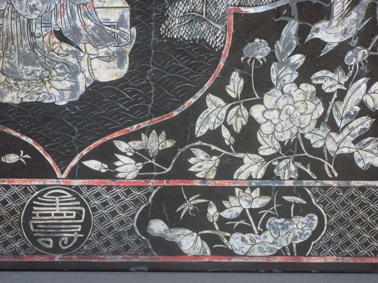 Antique Lacquered Chinese Mahjong Table 2