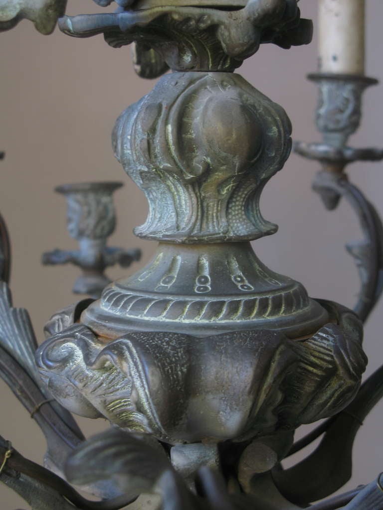 Louis XV Style Bronze Chandelier 2