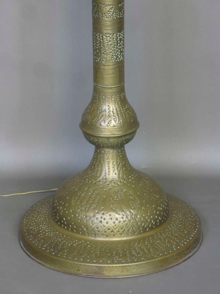 Oriental Brass Floor Lamp 4