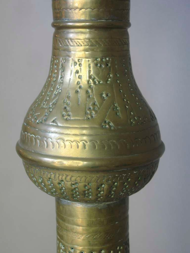 Oriental Brass Floor Lamp 3