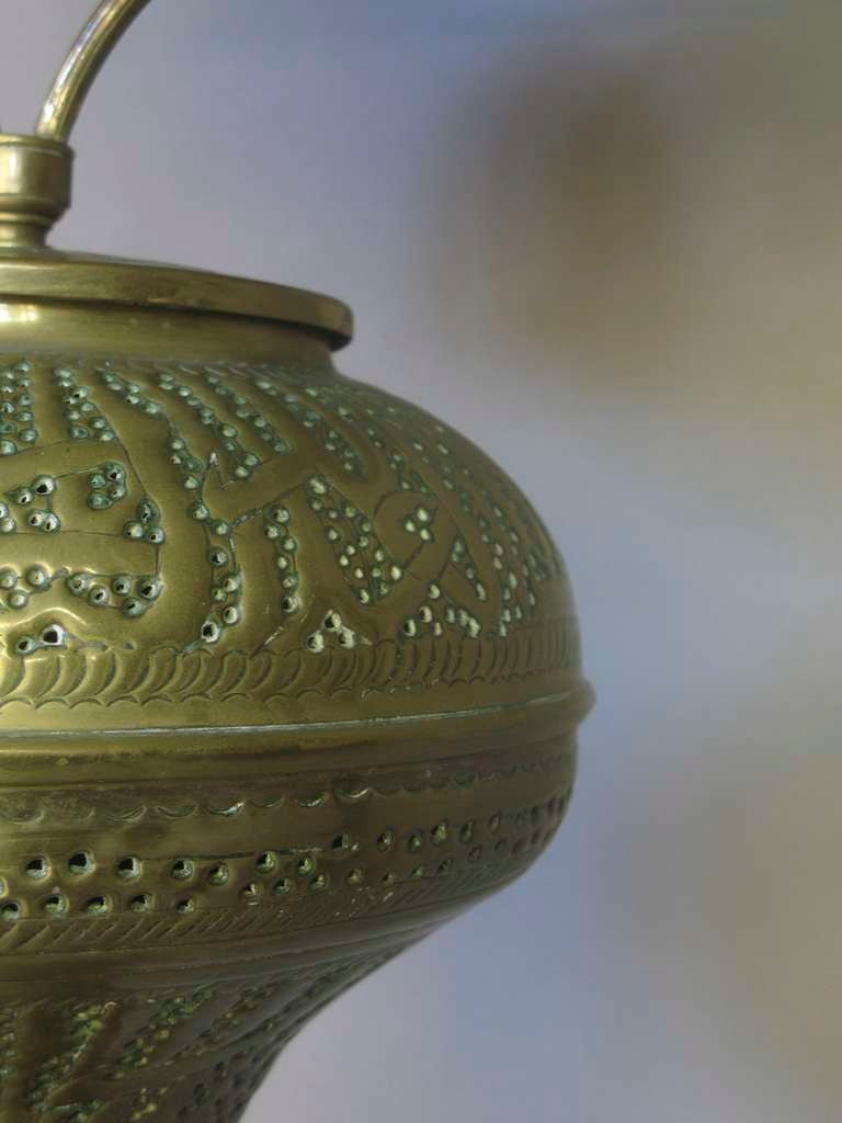 Oriental Brass Floor Lamp 1