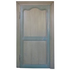 Small French 19th Century Oak Recessed Door 3
