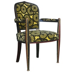 French Art Deco Armchair in the Manner of Paul Follot