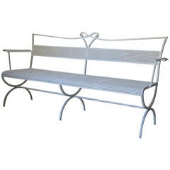 Maison Jansen Bench, France, 1950s