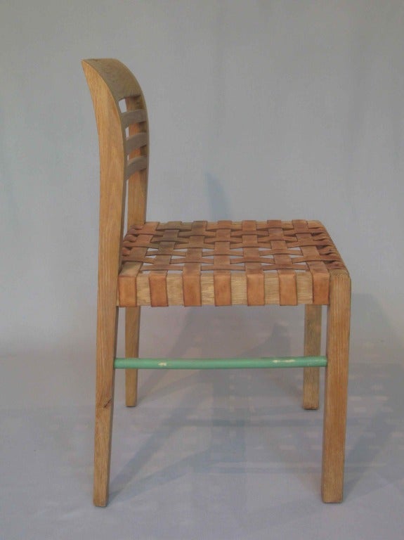 2 Chairs & 2 Armchairs by René Gabriel - France, 1930s For Sale 2