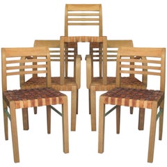 2 Chairs & 2 Armchairs by René Gabriel - France, 1930s