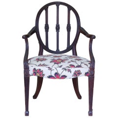 Hepplewhite Armchair, England, Circa 1790