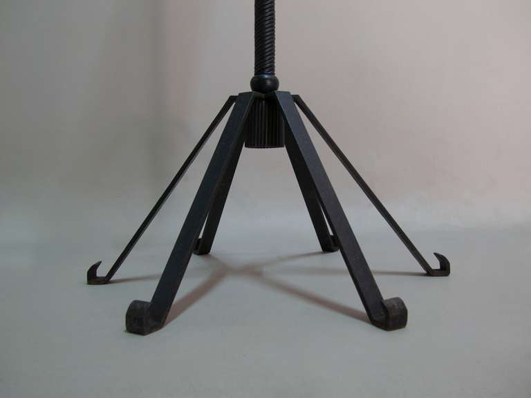 Wrought-Iron Floor Lamp - France, 1940s For Sale 2