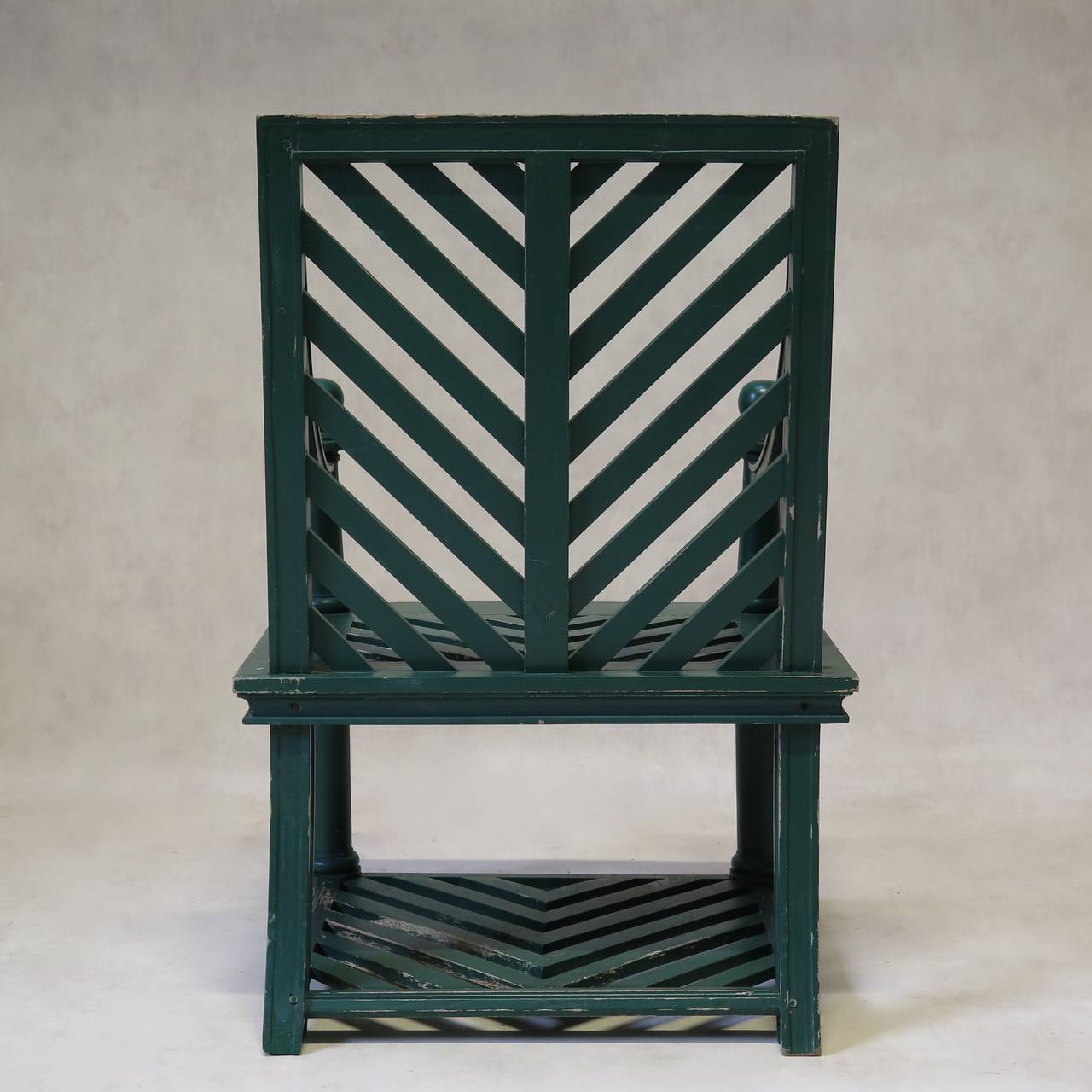 Pair of Garden Chairs Attributed to Emilio Terry, France Mid-20th Century 1