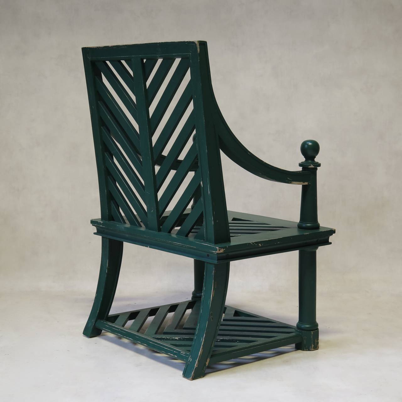 Pair of Garden Chairs Attributed to Emilio Terry, France Mid-20th Century 2