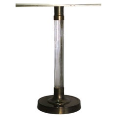 Brass and Plexiglas Table Lamp - France circa 1940s