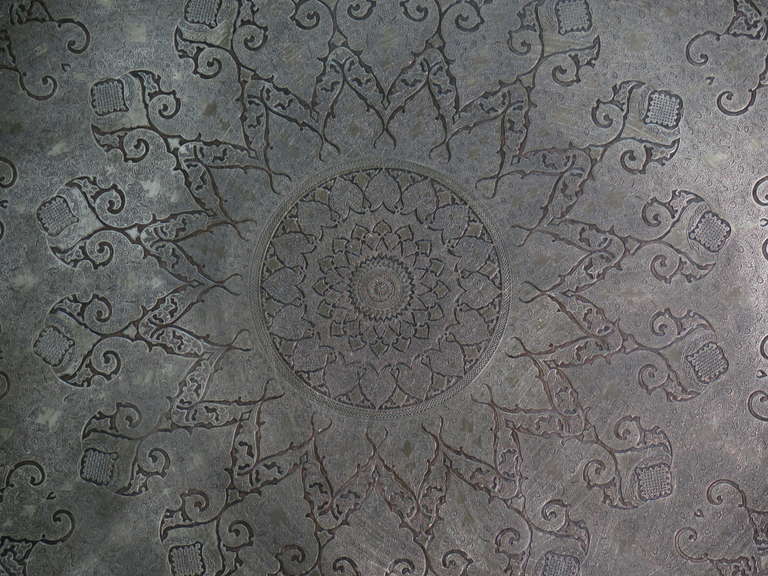 Large Middle Eastern Tray, 19th Century 2