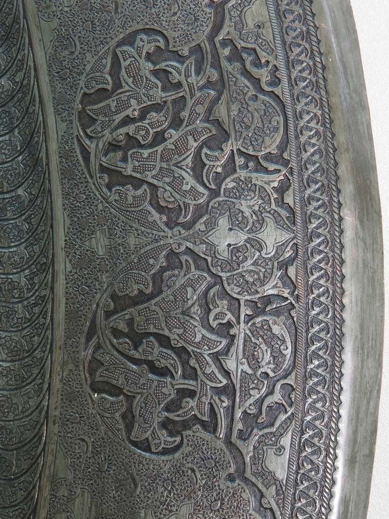 Large Middle Eastern Tray, 19th Century 1