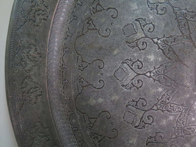 Unknown Large Middle Eastern Tray, 19th Century