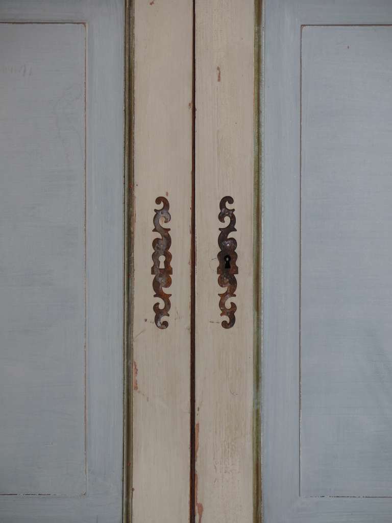 Pine Unusual and Monumental Wardrobe, Italy, 19th Century