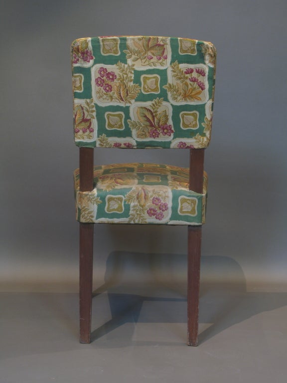 Set of 6 Fun French 1950s' Dining Chairs For Sale 2