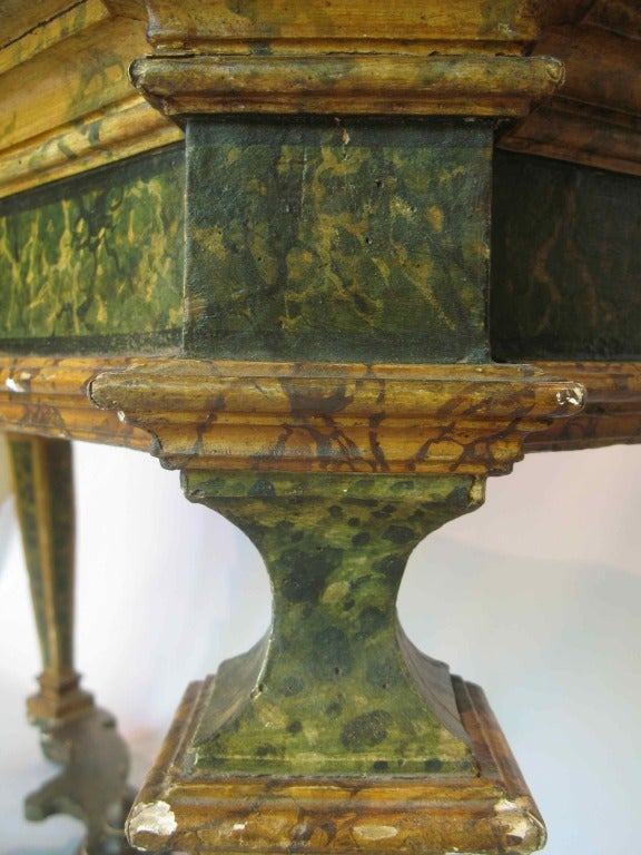 18th Century Italian Polychrome Console Table For Sale 2