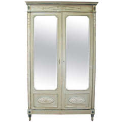 Louis XVI Style Armoire, Bed & Side Tables - France, circa 1900