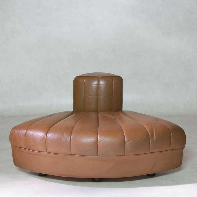 Tito Agnoli for Mobilier International, Modular Sofa in Leather, 1969 1
