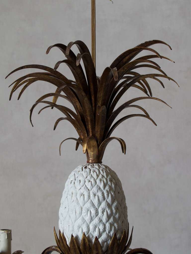 pineapple chandelier vintage
