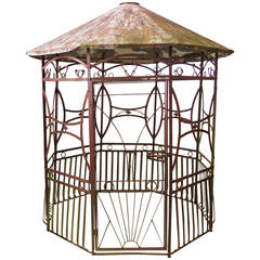 Wrought Iron Art Deco Pergola, France 1920s 12