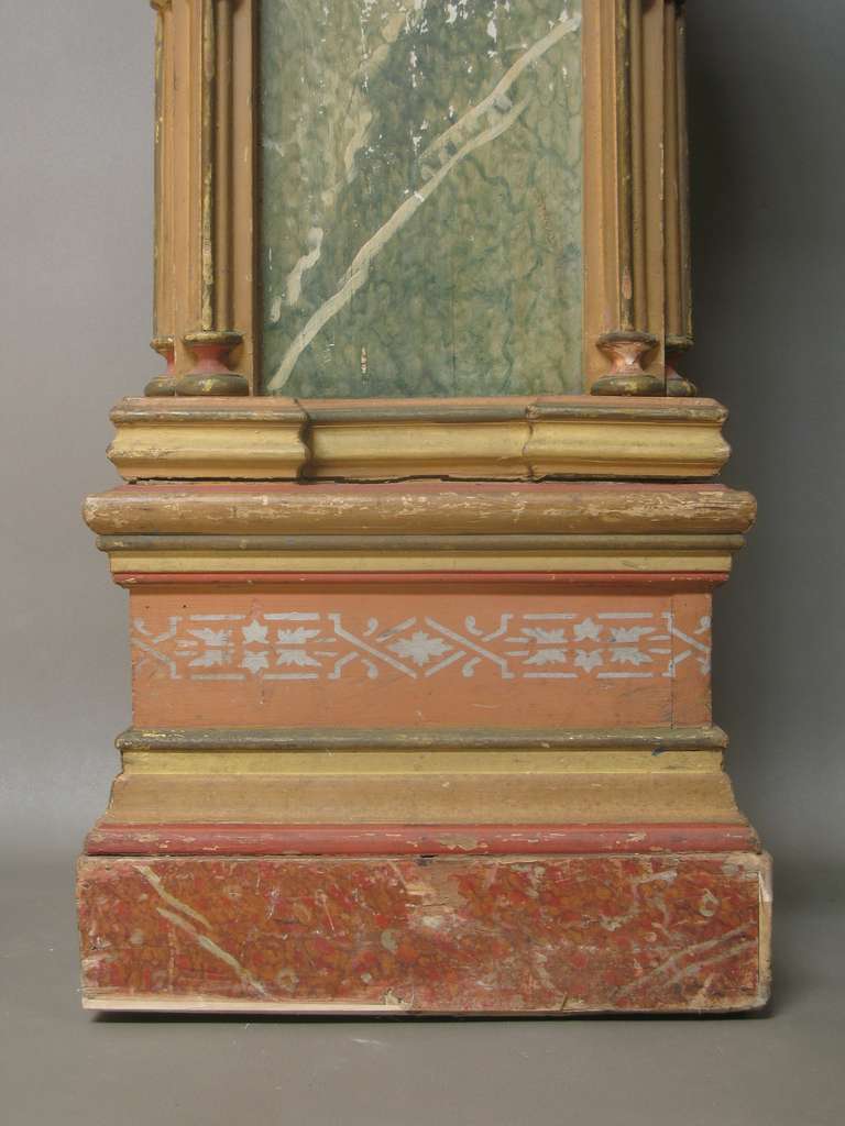 Pair of Polychrome Pedestal Columns - Italy, 19th Century For Sale 3