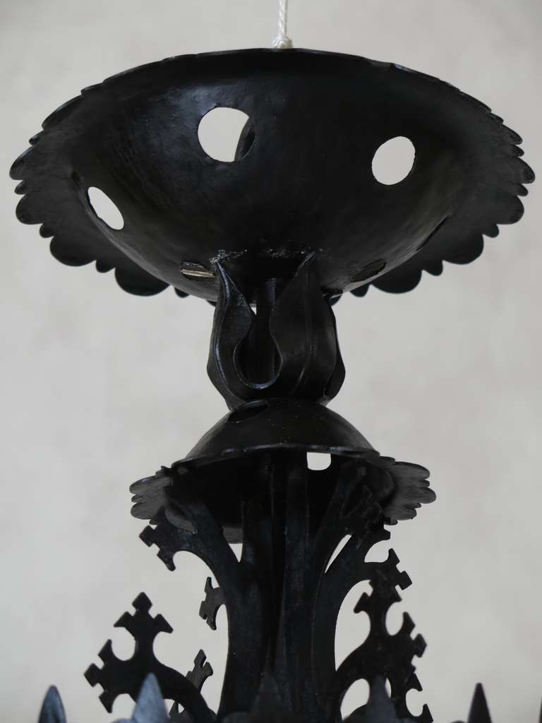 black gothic chandelier