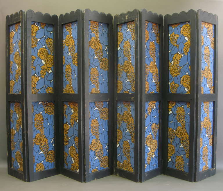 Pair of French Art Deco Paper Screens In Excellent Condition For Sale In Isle Sur La Sorgue, Vaucluse