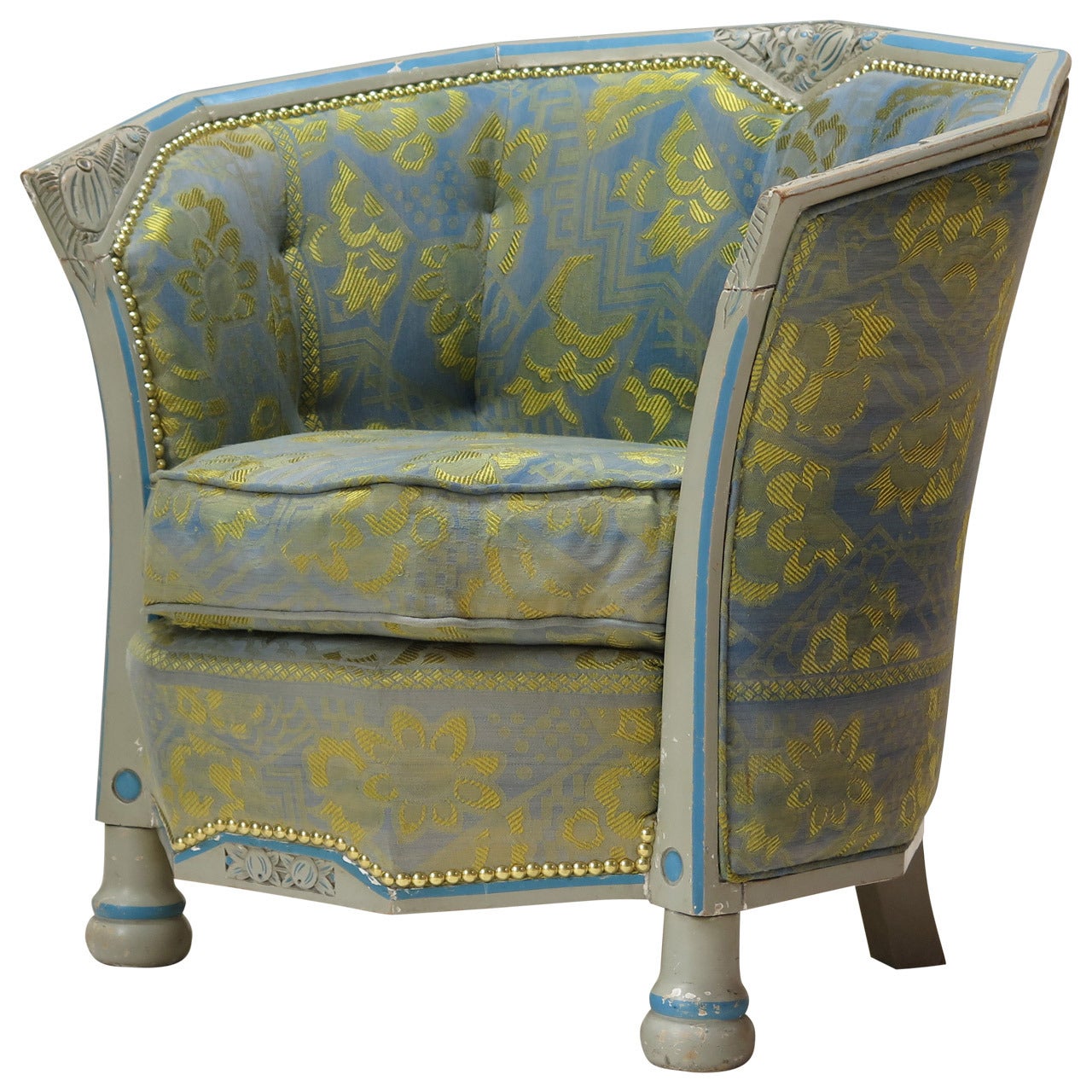 French Art Deco Bergere from the 1920s For Sale