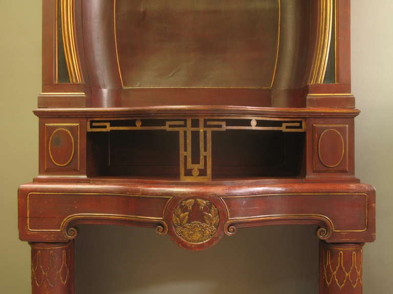 French Spectacular Chinese Art Deco Style Fireplace France, circa 1930s For Sale