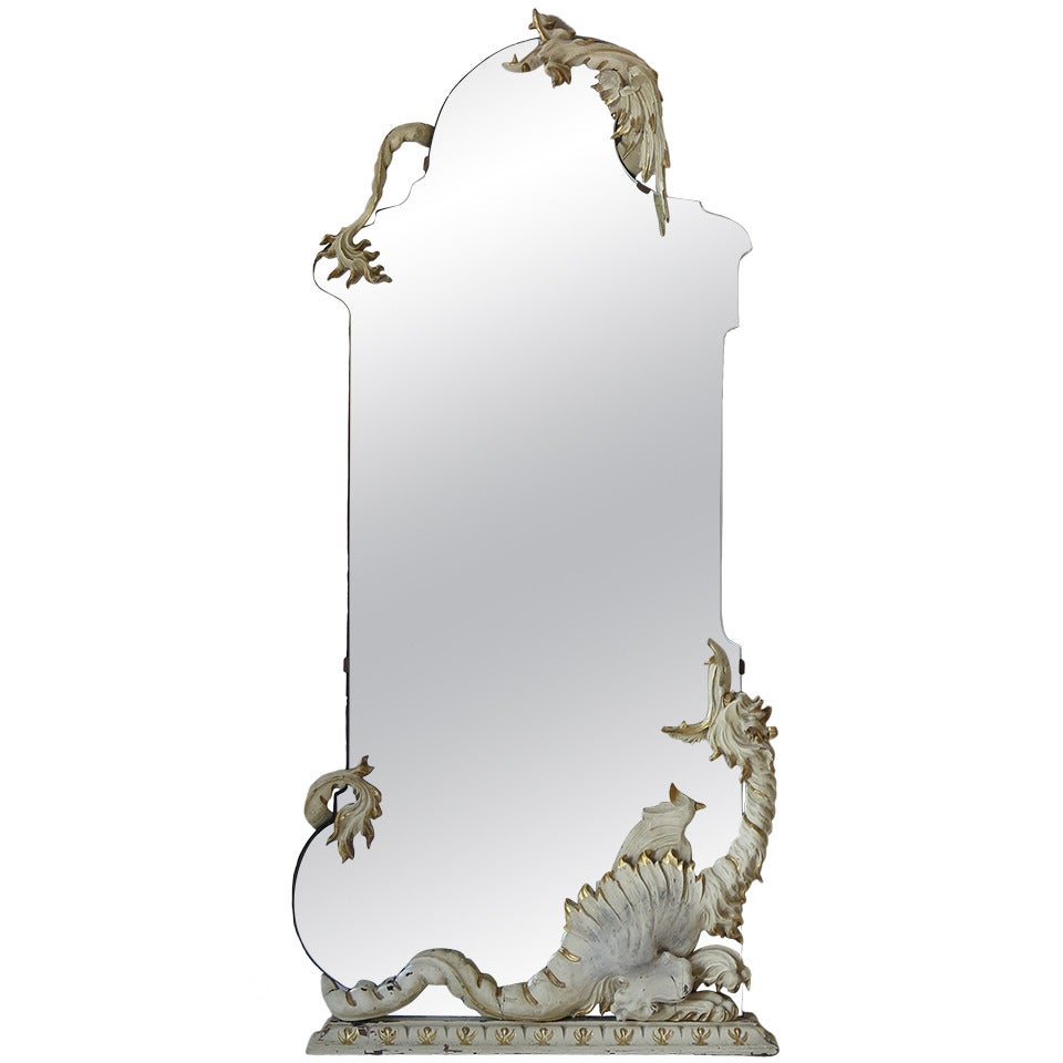 Mirror with Dragons, Italy, 1940s For Sale