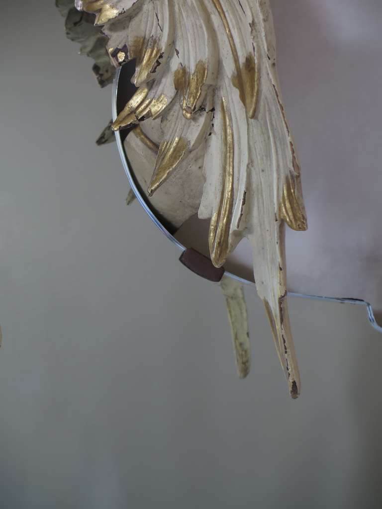 Spiegel mit Drachen, Italien, 1940er Jahre im Zustand „Gut“ im Angebot in Isle Sur La Sorgue, Vaucluse