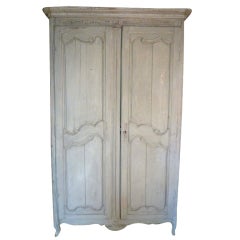 Antique Louis XV Style Oak Wardrobe