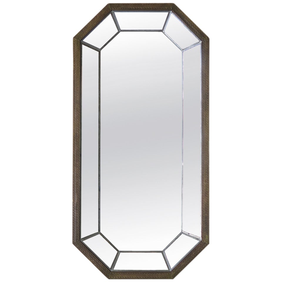 Large Mirror by R. Dubarry, Spain, circa 1970s