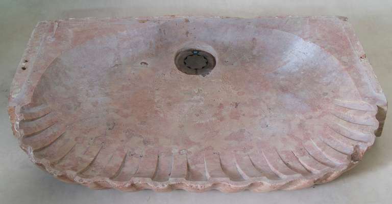 pink marble sink