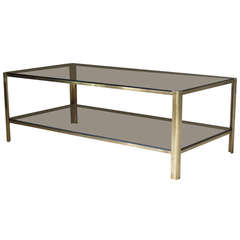 Bronze Coffee Table by Jacques Quinet 