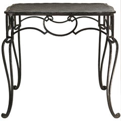 Baroque Wrought Iron Table by J.-C. Moreux - France, 1930s