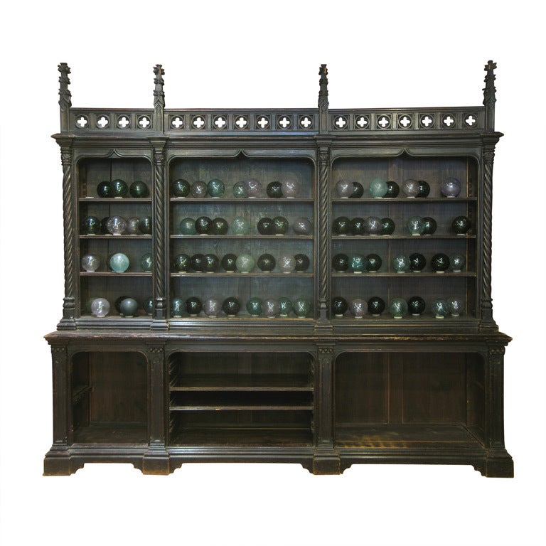 Gothic Revival Bookcase or Display Cabinet