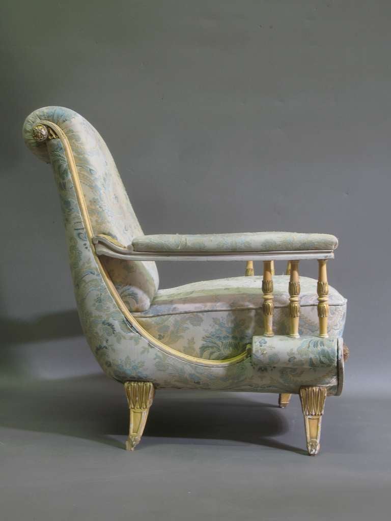 20th Century Pair of Crazy 1940s Italian Armchairs For Sale
