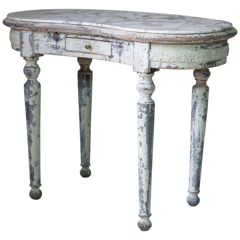 Louis XVI Style Kidney-Shaped Vanity Desk For Sale at 1stDibs | kidney  shaped vanity table for sale, kidney vanity table, antique kidney shaped  vanity